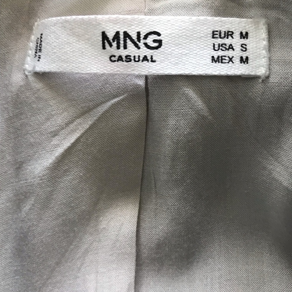 Mango Checked Structure Blazer - image 6